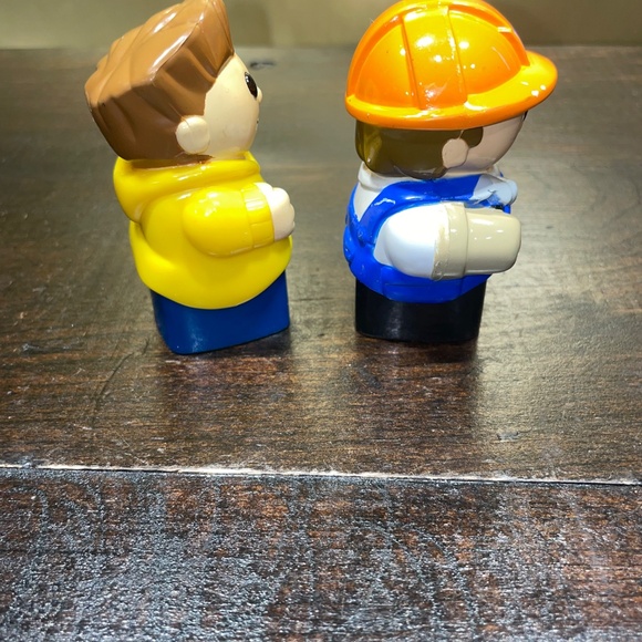 Mega Bloks Little People Construction Worker Bus Boy Figure First Builders Toy - Picture 4 of 6